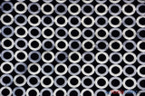 Contempo Jacquard 100 Percent Polyester Fabric - Metallic Circle Pattern, 58/60" Width, Gold, Silver (1 Yard)