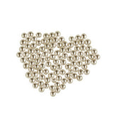 Silver Dragees, 2mm, 8 Oz