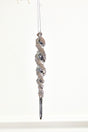 7.5" Glass Icicle Ornament