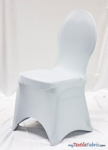 Spandex Chair Cover Polyester Fabric - Stretch Banquet Chair Cover, Multiple Colors, 1 Piece