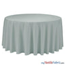 108 Inch Round Polyester Seamless Tablecloth Fabric - Solid Color, 108" Diameter (By Piece)