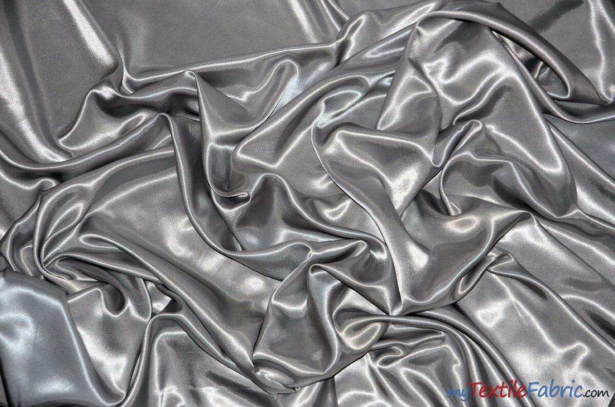 Silky Soft Medium Satin Polyester Fabric - Solid, 58/60" Width (70 Yard Bolt)