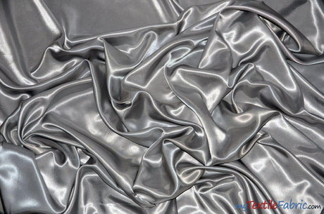 Silky Soft Medium Satin Polyester Fabric - Solid, 58/60" Width (70 Yard Bolt)