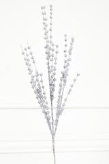33” Silver Glitter Ball Spray