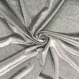 Silver Velvet Stretch Fabric,