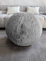 Style & Strength Ball Chinchilla Faux Fur Fabric - Gray, Black, Offwhite, 75" Diameter (1 Piece)
