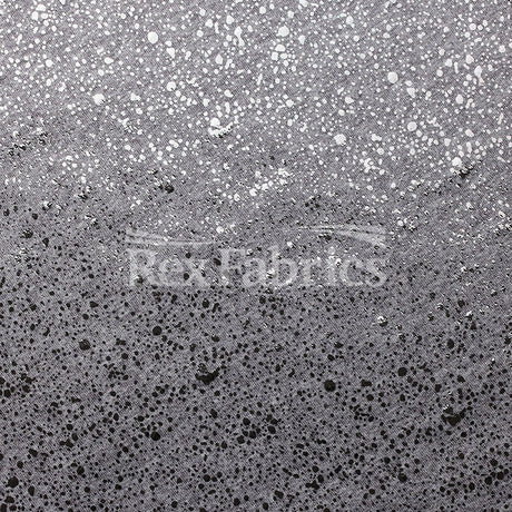 Simplicity Heathers With Foil Polyester Spandex Fabric - Black Silver, Black Titanium, Silver Silver, Heather Foil, 58-60" Width (1 Yard)