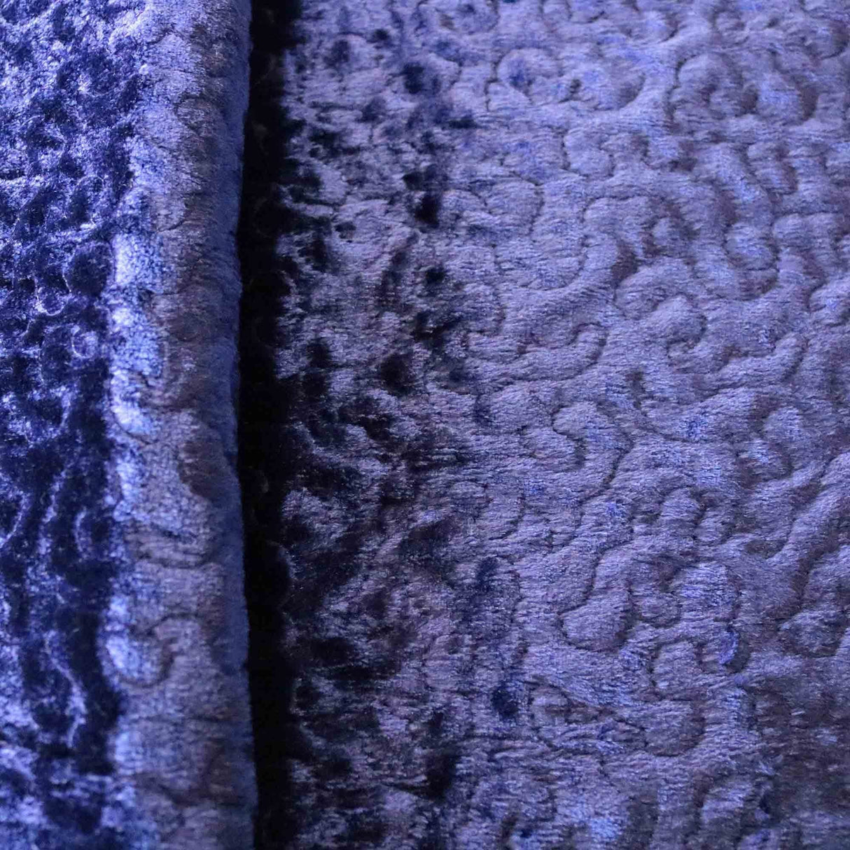Metallic Panne Velvet Embroidered Fabric