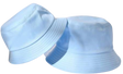 Bucket Hats Cotton Fabric - Sky, 56-58CM Head Size (1 Piece)