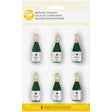 Wilton Champagne Bottle Candles, 6-Count