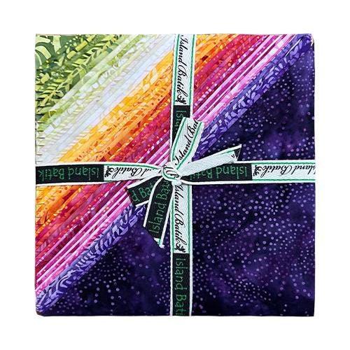 Layer Cake Full Bloom Batik 10" Squares 42 Pieces Island Batik