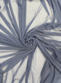 Power Mesh Nylon Spandex Fabric - Slate Blue, Sheer, 60" Width (1 Yard)