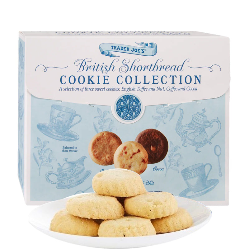 British Shortbread Cookie Collection Assorted Gourmet Cookies 10.58 Oz