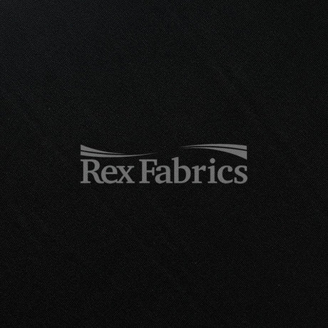 Slinky Acetate Acetate Spandex Fabric - Black, 58/60" Width, 275 GSM (1 Yard)