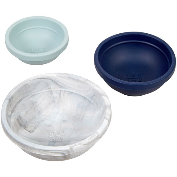 Wilton Stylish Silicone Prep Bowl Set, 3-Piece