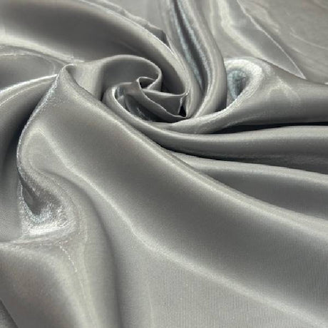 1 Yard Glossy Liquid Satin Polyester Fabric - Shiny Bridal Satin, 58" Width