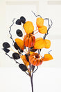 20" Pumpkin Eucalyptus Spray