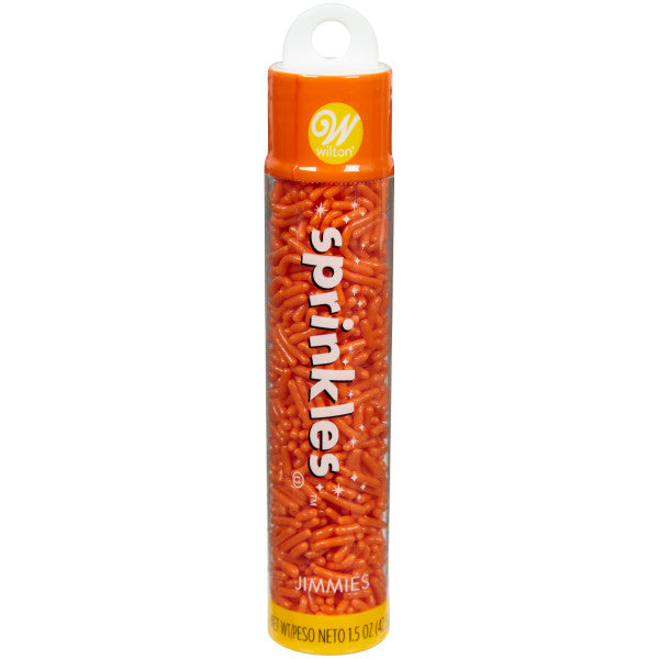 Wilton Orange Jimmies Sprinkles Pouch – 1.4 oz.