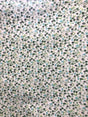 Small Daisies Green Polyester Cotton Fabric - Green Daisies, 59/60" Width (1 Yard)