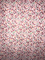 Small Daisies Red Polyester Cotton Broadcloth Fabric - Red Daisy Print, 59/60" Width (1 Yard)