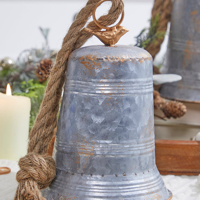 8.5” Metal Bell with Bird
