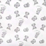 Minky Fabric Digital Cuddle Aruba Love You 58-60"