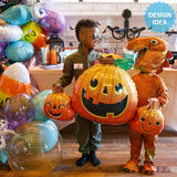 Halloween Pumpkin Bouquet Balloon