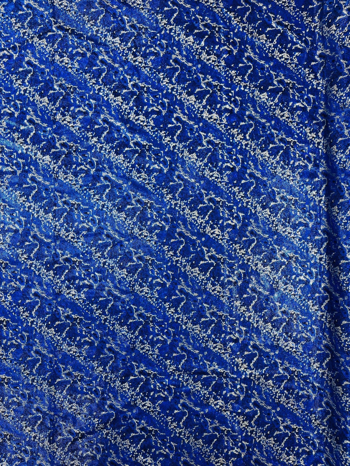 Snake Design Shattered Glass Nylon Spandex Fabric - Snake Design Shattered Glass, 4-Way Stretch, Medium Weight (1 Yard)