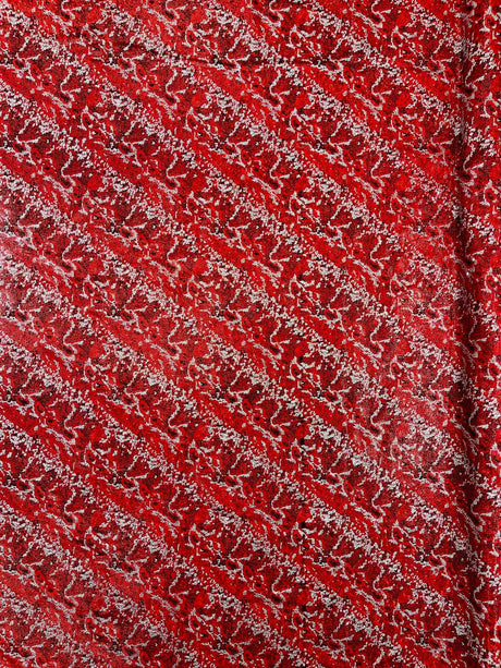 Snake Design Shattered Glass Nylon Spandex Fabric - Snake Design Shattered Glass, 4-Way Stretch, Medium Weight (1 Yard)