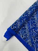 Snake Design Shattered Glass Nylon Spandex Fabric - Snake Design Shattered Glass, 4-Way Stretch, Medium Weight (1 Yard)