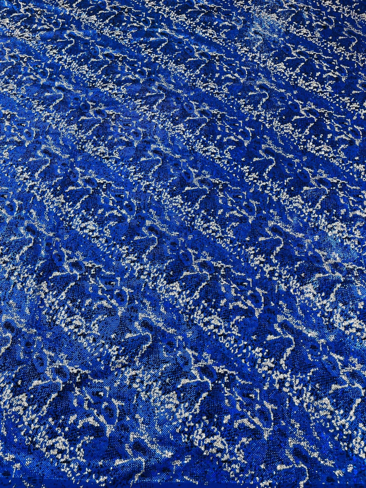 Snake Design Shattered Glass Nylon Spandex Fabric - Snake Design Shattered Glass, 4-Way Stretch, Medium Weight (1 Yard)