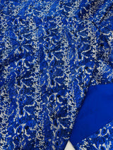 Snake Design Shattered Glass Nylon Spandex Fabric - Snake Design Shattered Glass, 4-Way Stretch, Medium Weight (1 Yard)