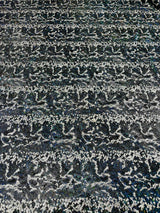 Snake Design Shattered Glass Nylon Spandex Fabric - Snake Design Shattered Glass, 4-Way Stretch, Medium Weight (1 Yard)