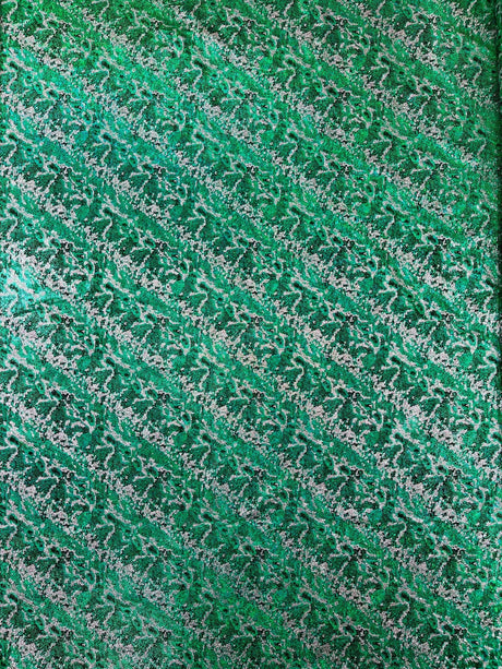 Snake Design Shattered Glass Nylon Spandex Fabric - Snake Design Shattered Glass, 4-Way Stretch, Medium Weight (1 Yard)
