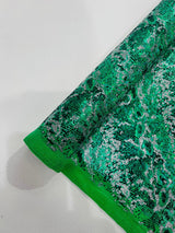 Snake Design Shattered Glass Nylon Spandex Fabric - Snake Design Shattered Glass, 4-Way Stretch, Medium Weight (1 Yard)