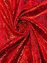 Snake Foil Stretch Velvet Fabric - Iridescent Snake Print, 58" Width (1 Yard)