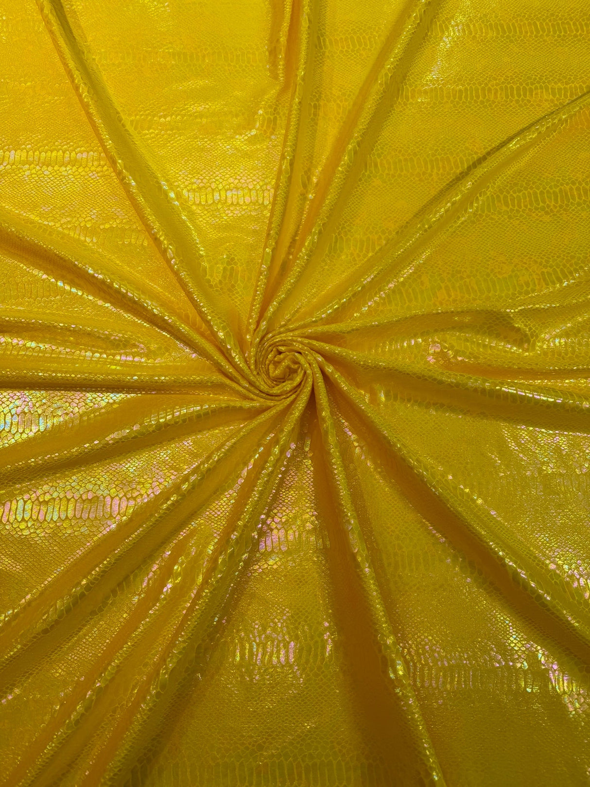 Snake Foil Stretch Velvet Fabric - Iridescent Snake Print, 58" Width (1 Yard)