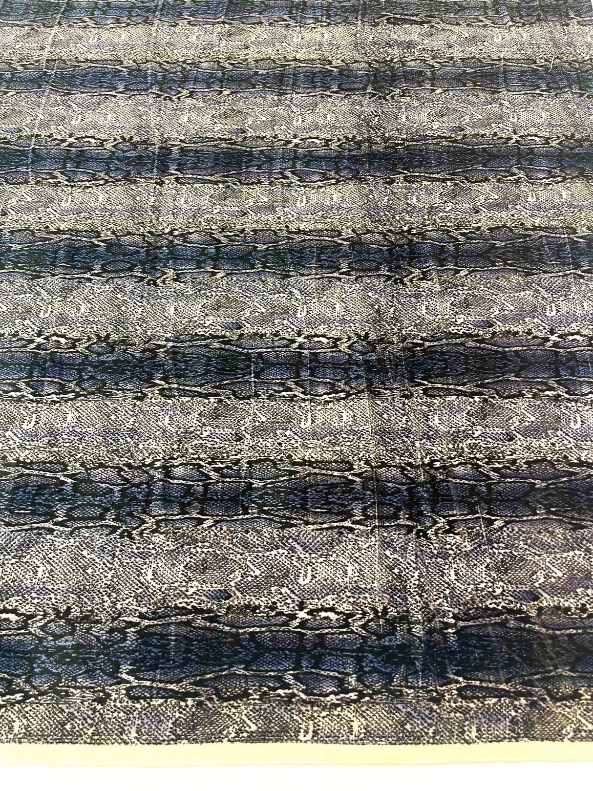 Snake Print Stretch Velvet Fabric - Brown Snake Print, 58" Width (1 Yard)