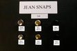 Jeans Snaps Metal Fabric - Black, Brass, Nickel, 20, 24