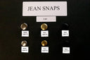 Jeans Snaps Metal Fabric - Black, Brass, Nickel, 20, 24
