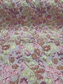 Brocade Jacquard Floral Fabric