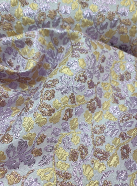 Brocade Jacquard Floral Fabric