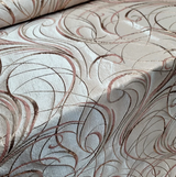 Brocade Jacquard Rose Gold Metallic