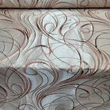 Brocade Jacquard Rose Gold Metallic