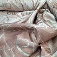Brocade Jacquard Rose Gold Metallic