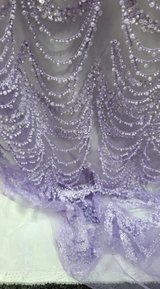Beaded Lace Fabric by the Yard