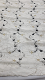 Embroidered Taffeta Floral Ivory Pink