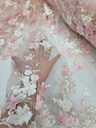 3D Embroidery Floral Fabric