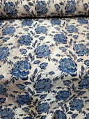 Brocade Jacquard Floral Metallic Fabric