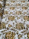 Brocade Jacquard Floral Metallic Fabric